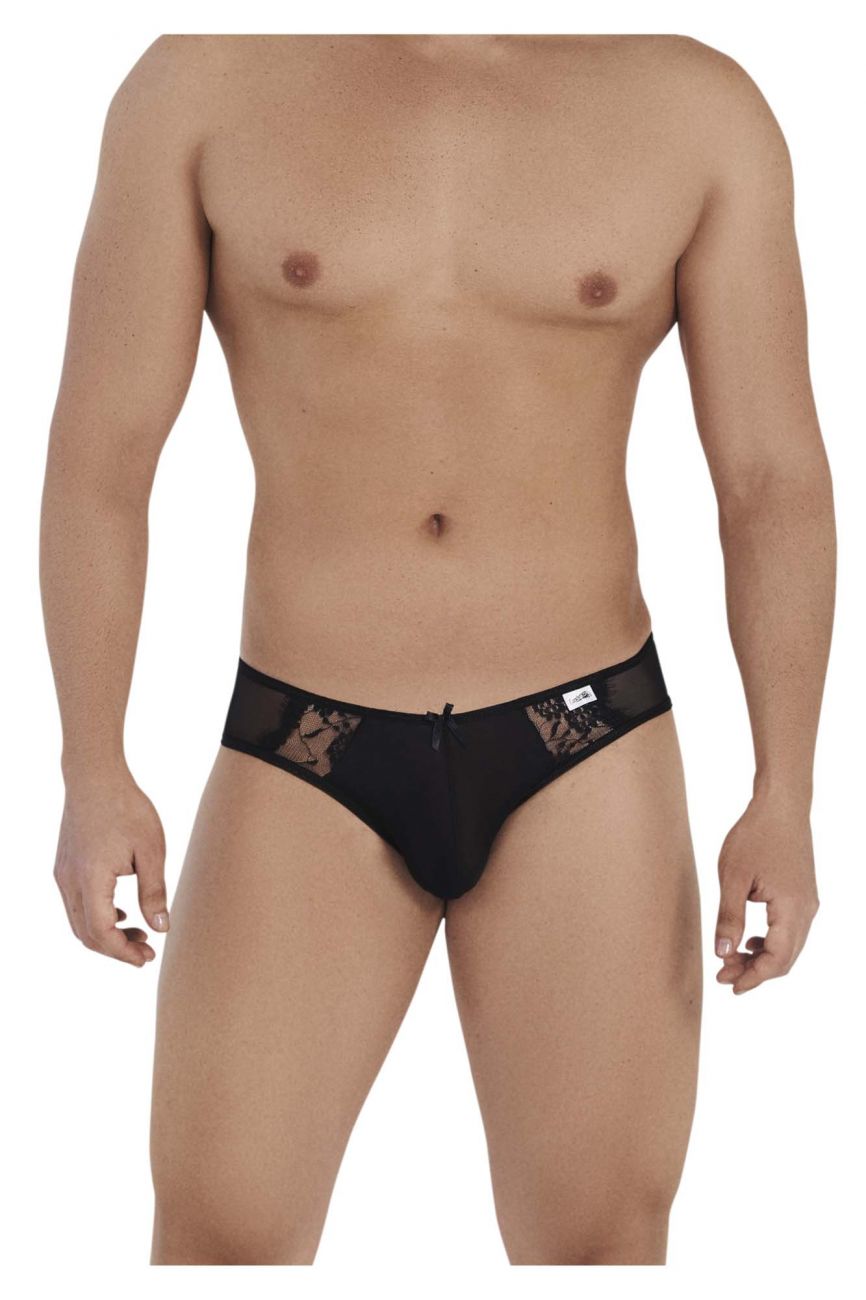 JCSTK - CandyMan 99538 Sexy Lace Jockstrap Black