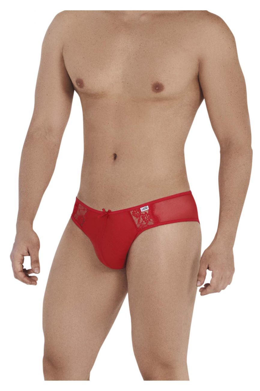 JCSTK - CandyMan 99538 Sexy Lace Jockstrap Red