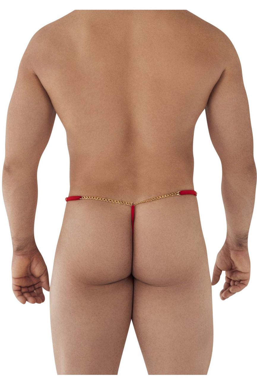 JCSTK - CandyMan 99586 Chain G-String Red