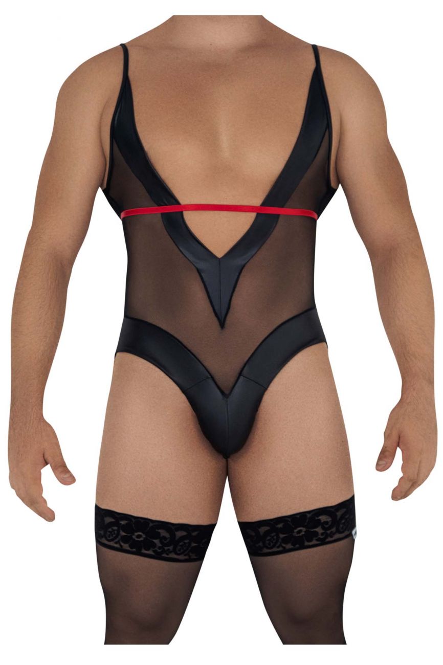 JCSTK - CandyMan 99600 Mesh Bodysuit Black