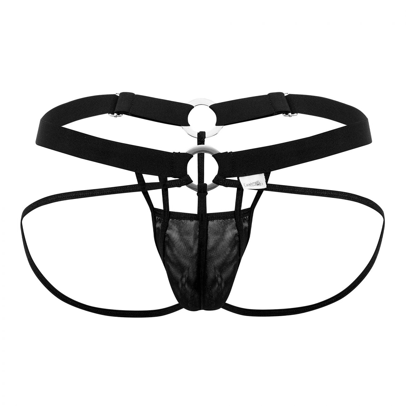 JCSTK - CandyMan 99617 Mesh Cage Jockstrap Black