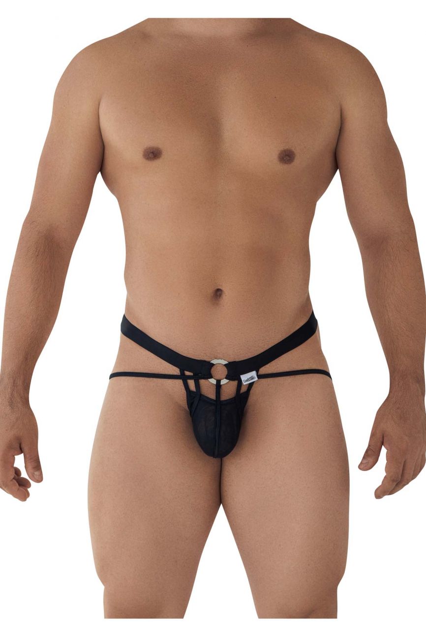 JCSTK - CandyMan 99617 Mesh Cage Jockstrap Black