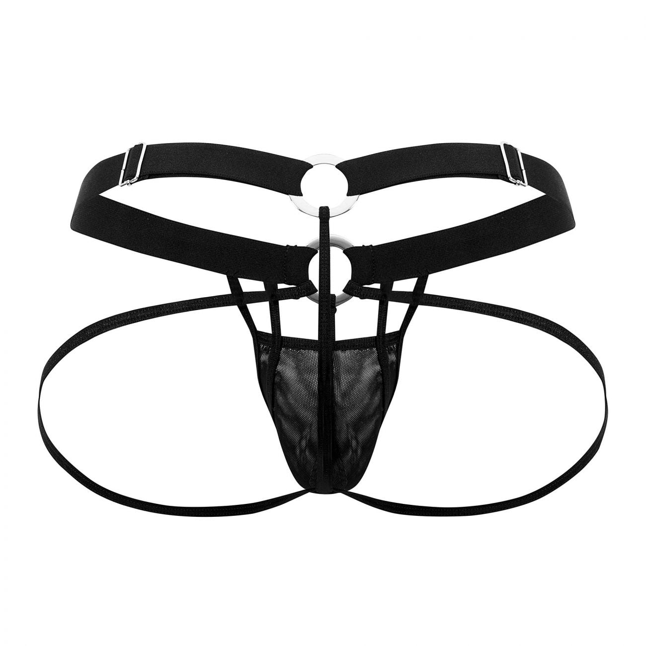 JCSTK - CandyMan 99617 Mesh Cage Jockstrap Black