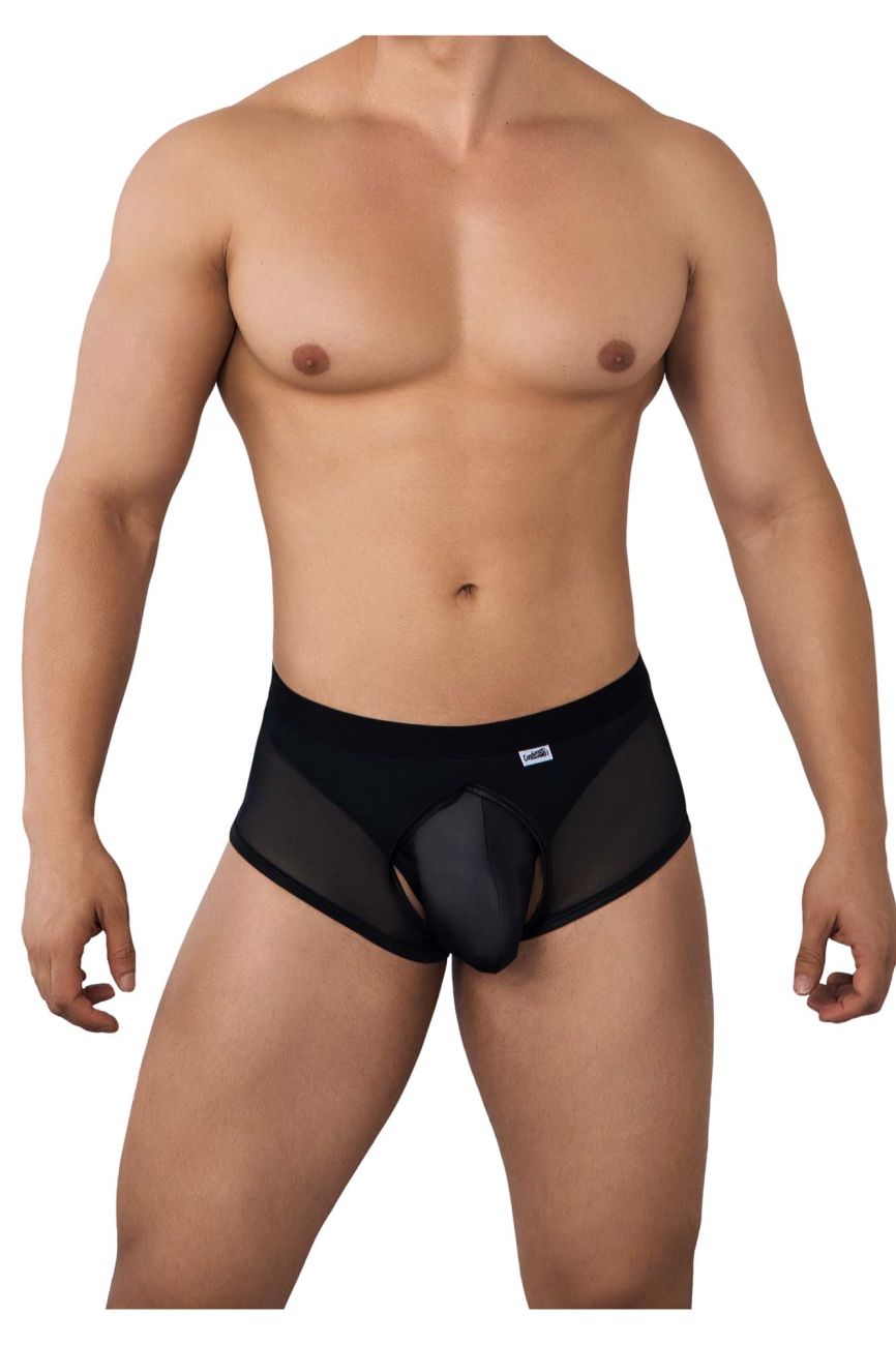 JCSTK - CandyMan 99629 Trunk and Thong Set Black