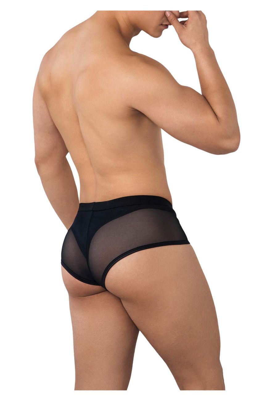 JCSTK - CandyMan 99629 Trunk and Thong Set Black