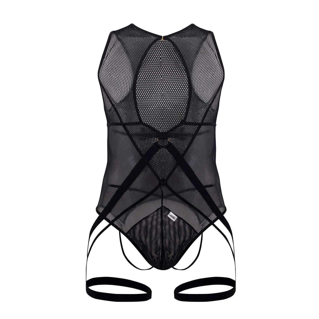 JCSTK - CandyMan 99650 Mesh Bodysuit Black