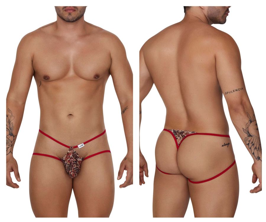 JCSTK - CandyMan 99668 Jock Thongs Red Print