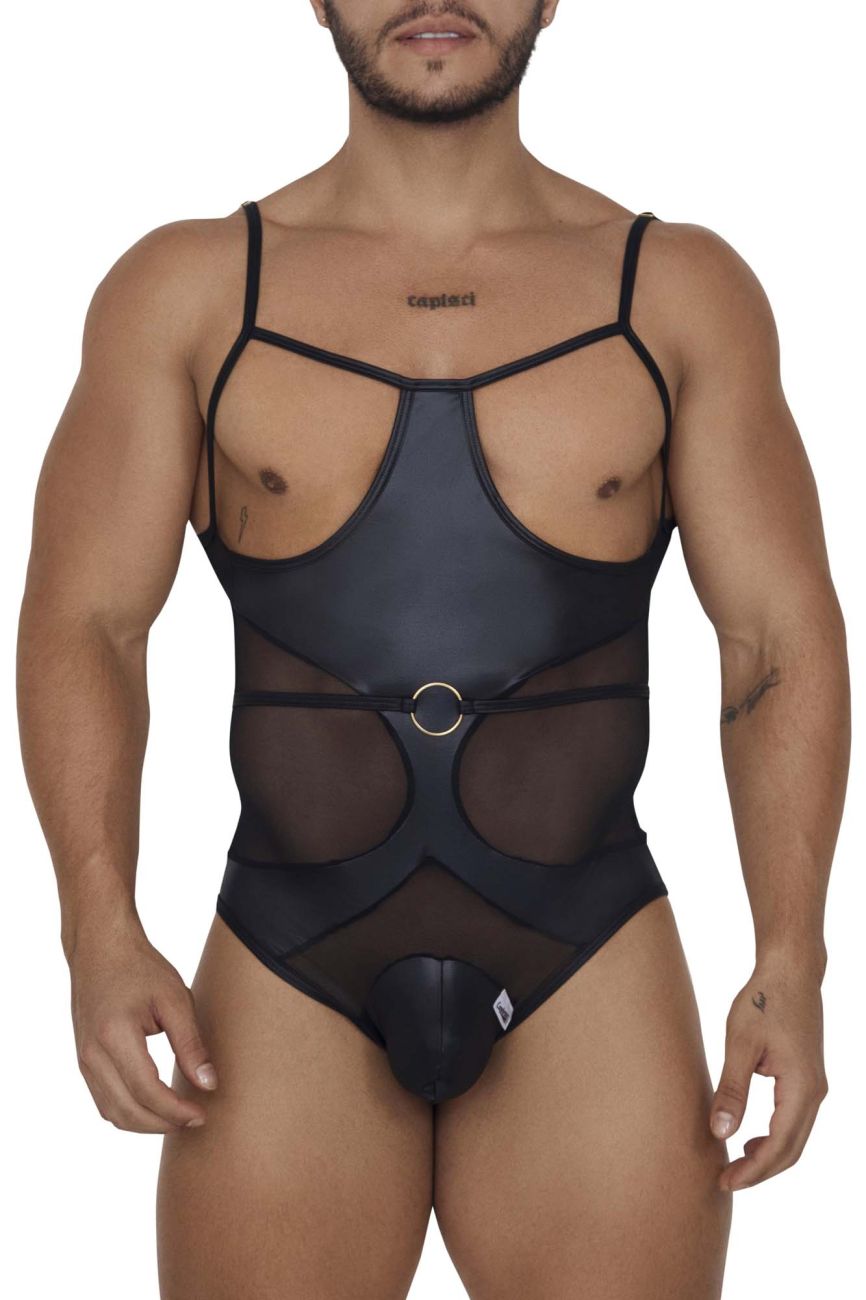 JCSTK - CandyMan 99670 Harness Bodysuit Black