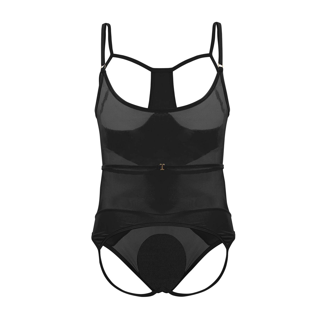 JCSTK - CandyMan 99670 Harness Bodysuit Black