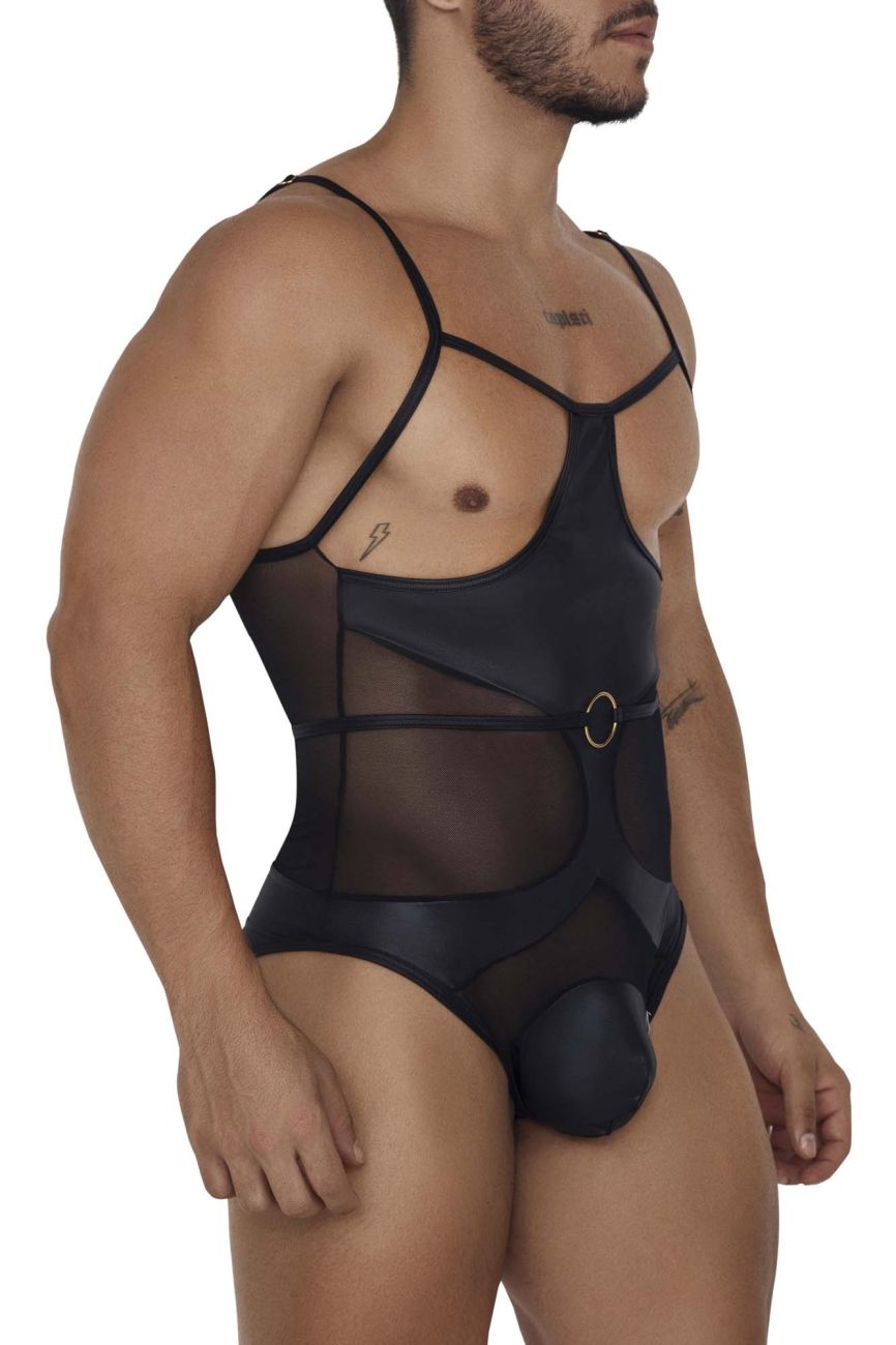 JCSTK - CandyMan 99670 Harness Bodysuit Black