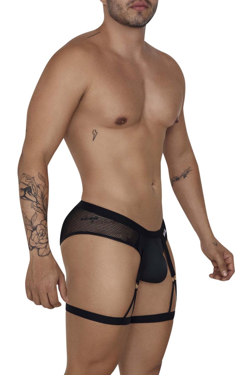 JCSTK - CandyMan 99684 Garter Briefs Black