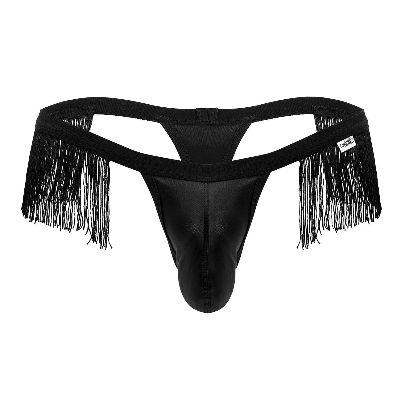 JCSTK - CandyMan 99754 Fringe Thongs Black