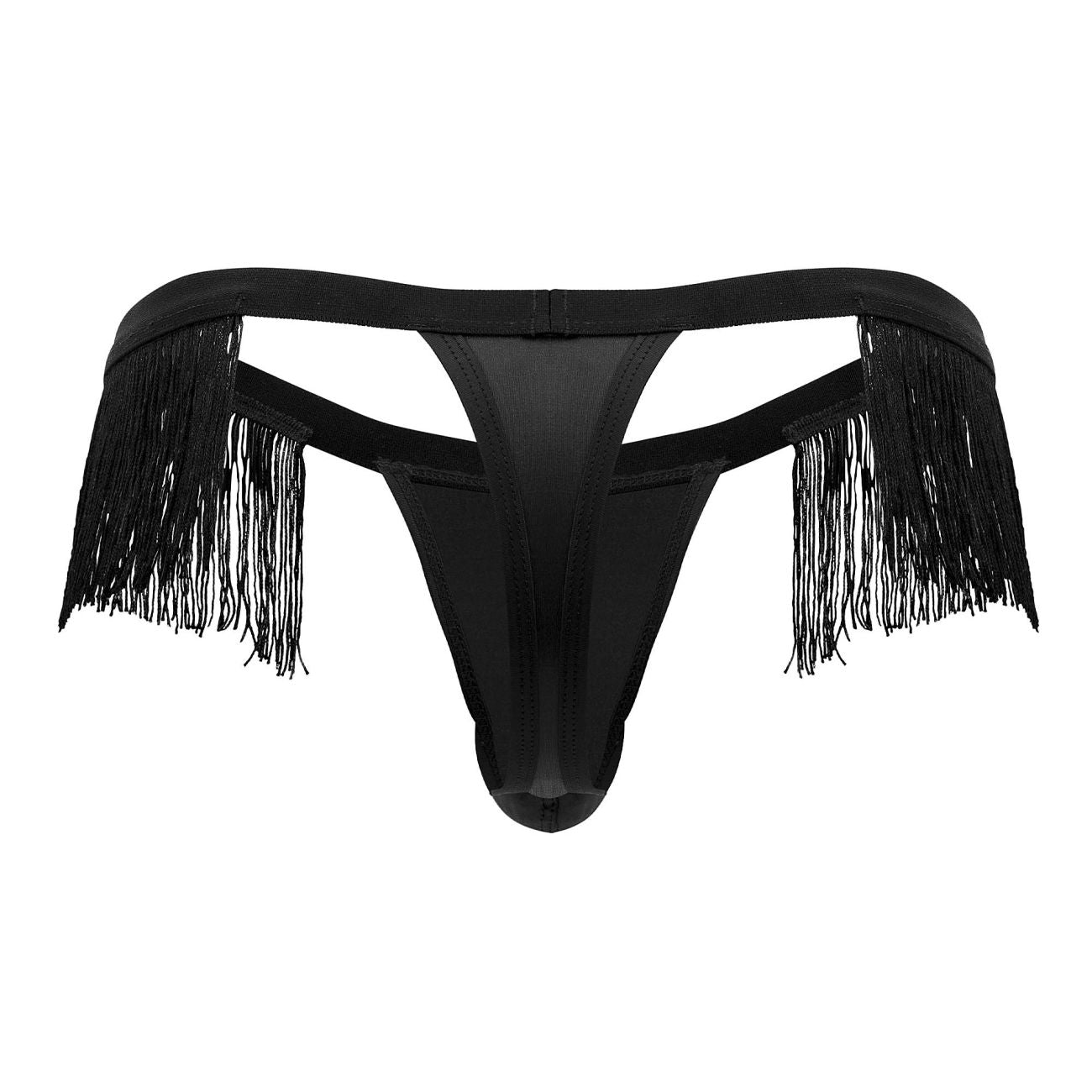 JCSTK - CandyMan 99754 Fringe Thongs Black