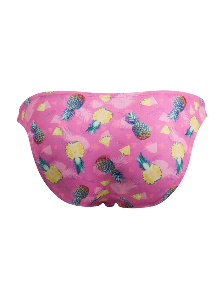 CandyMan 99923 Mens Vacation Energy Bikini Underwear Printed Pink