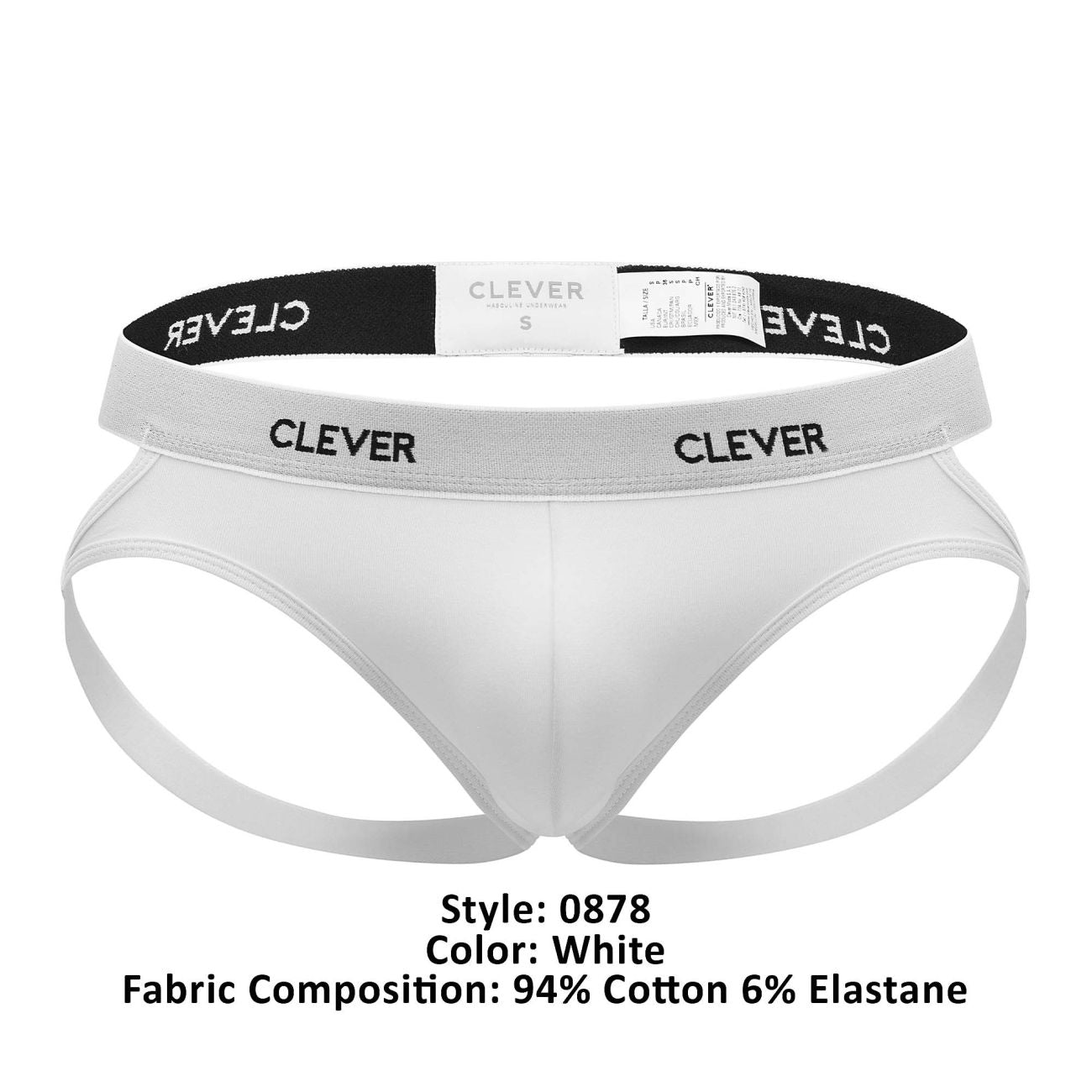 Clever 0878 Oporto Jockstrap White