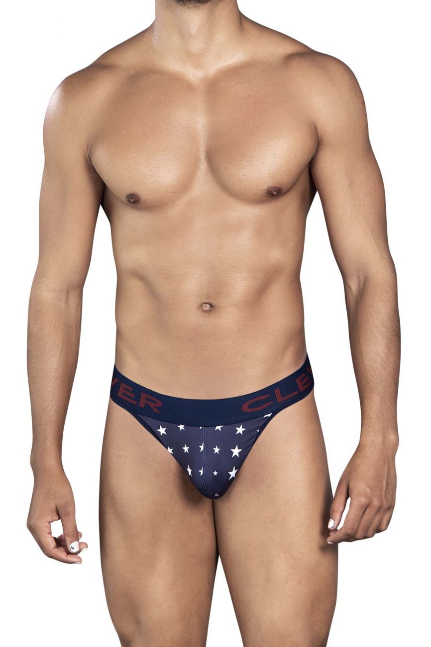 Clever 0918 Bright Star Thongs Colour Dark Blue