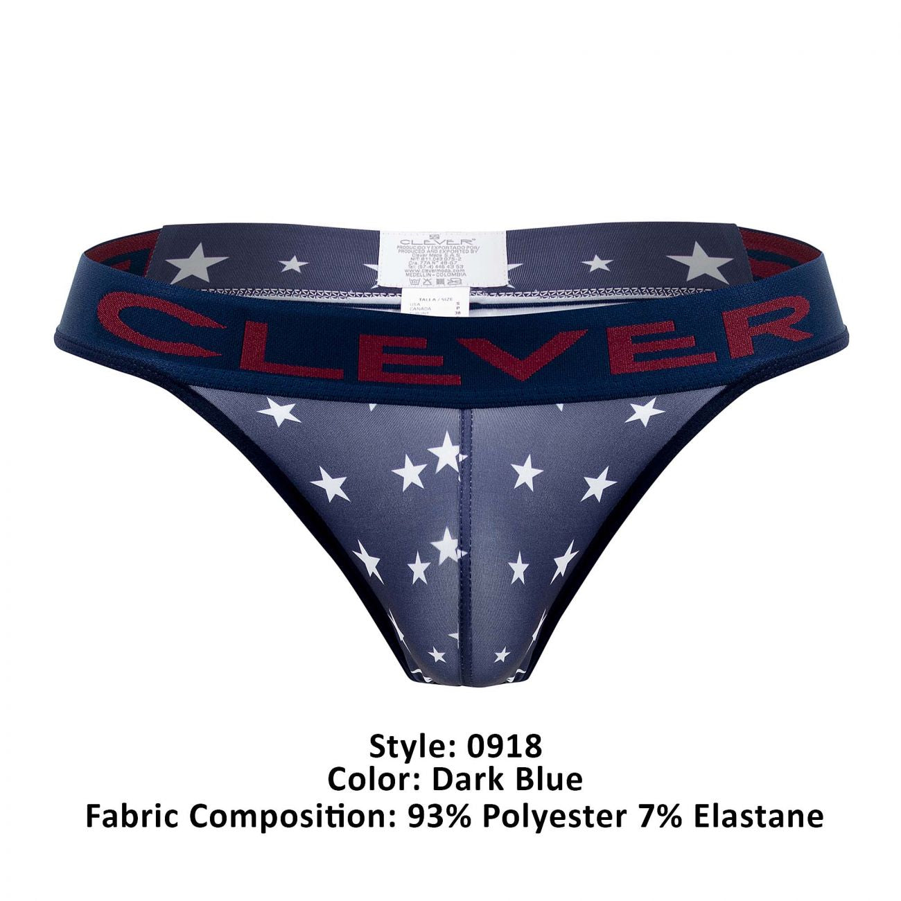 Clever 0918 Bright Star Thongs Colour Dark Blue