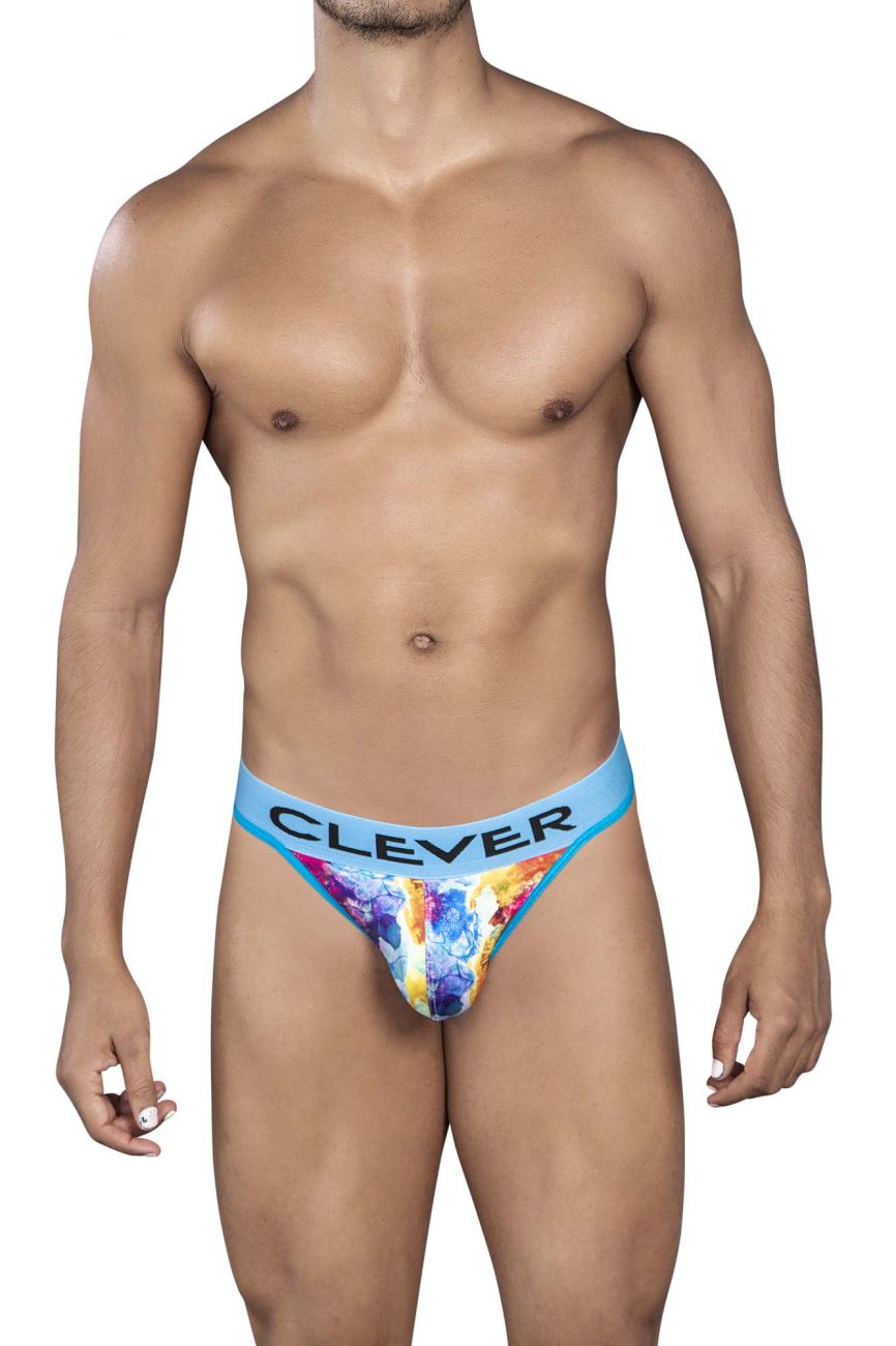 Clever 0941 Medusa Thongs Blue Print