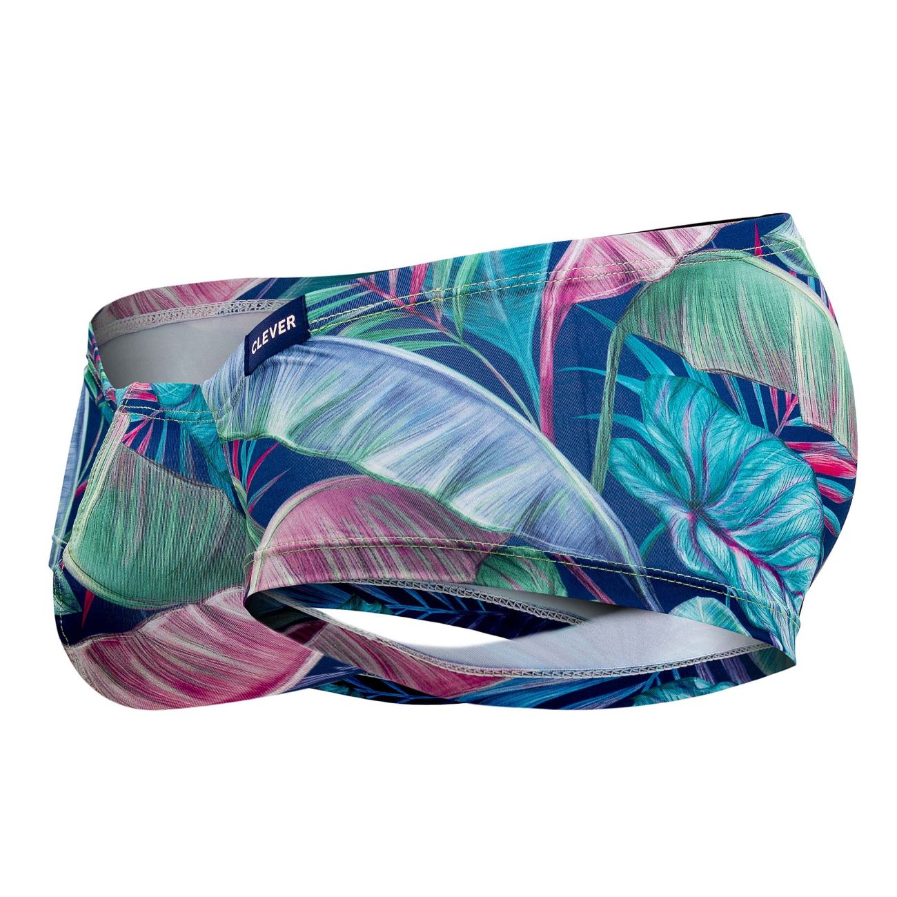 Clever 0962 Waves Trunks Dark Blue Multi