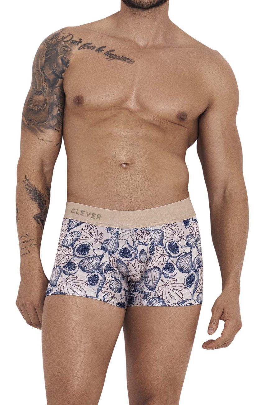 Clever 1210 Elysium Trunks Beige Print