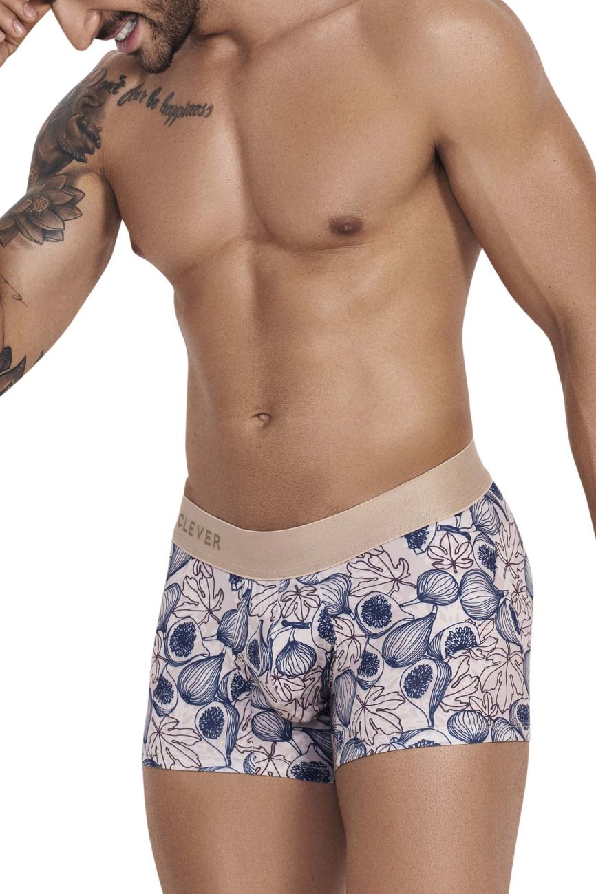 Clever 1210 Elysium Trunks Beige Print