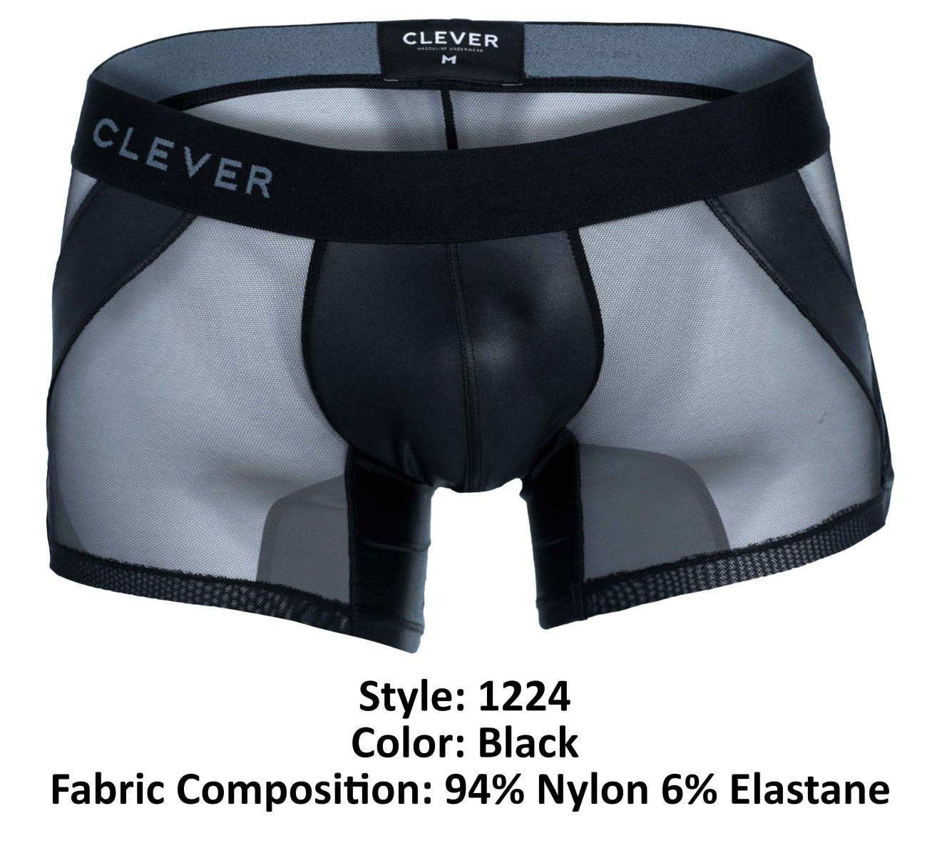 Clever 1224 Inferno Trunks Black