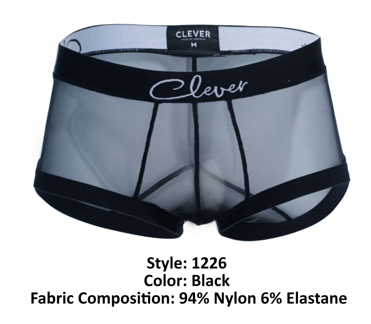 Clever 1226 Demon Trunks Black