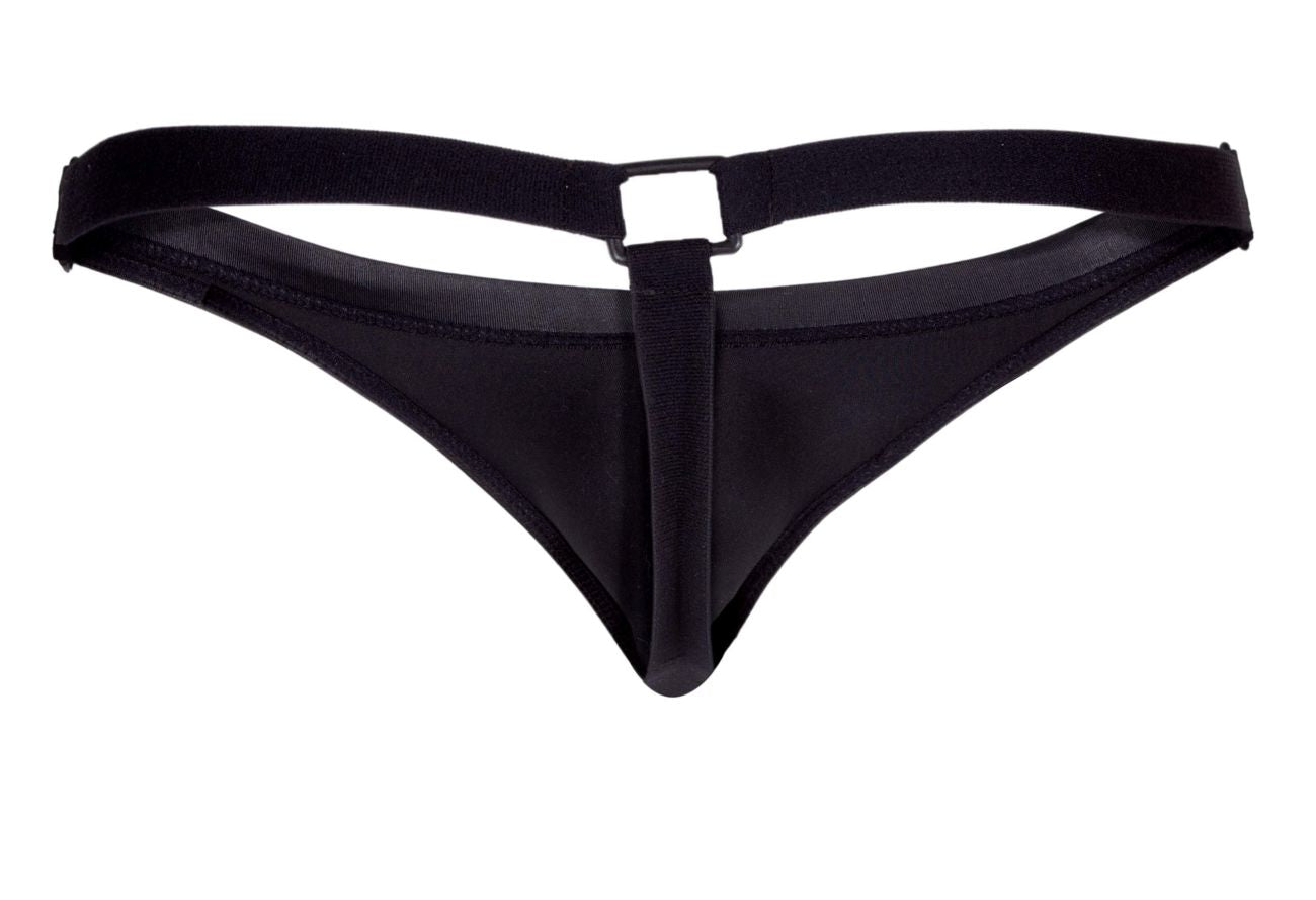 Clever 1232 Karma G-String with side Ring Black