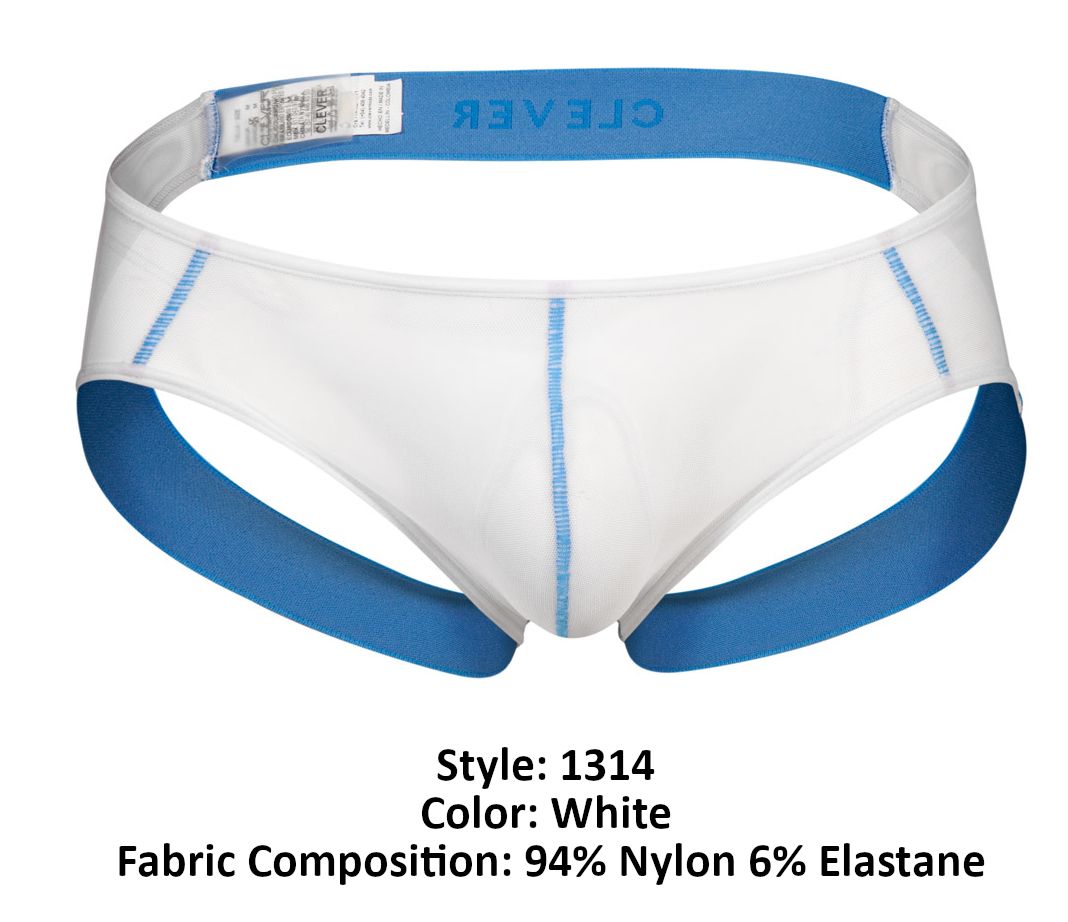 Clever 1314 Hunch Jockstrap White