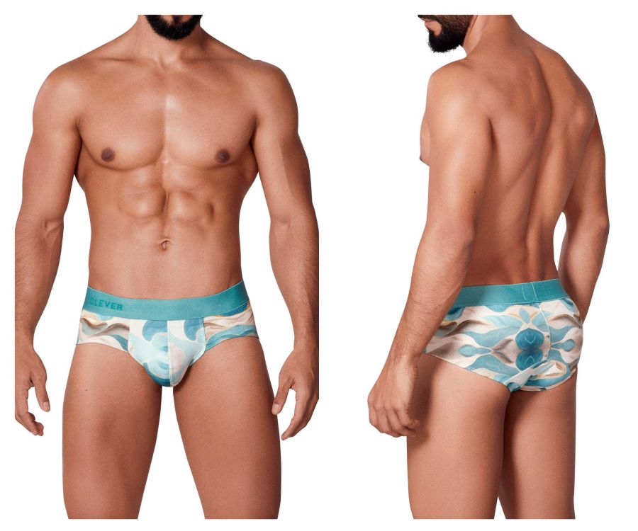 Clever 1319 Sand Briefs Beige Print