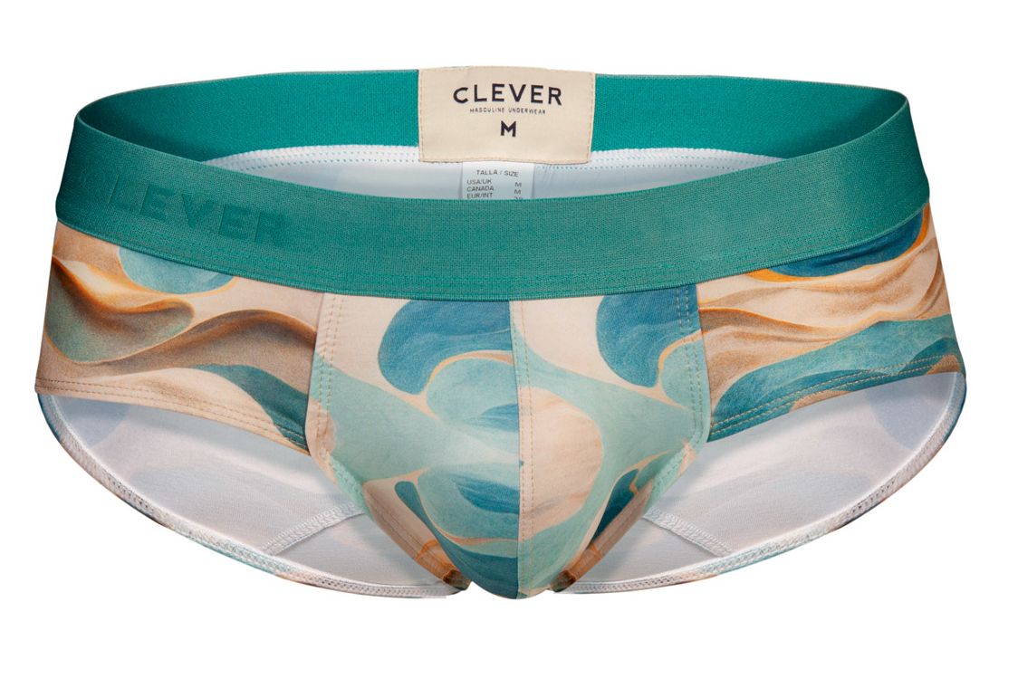 Clever 1319 Sand Briefs Beige Print