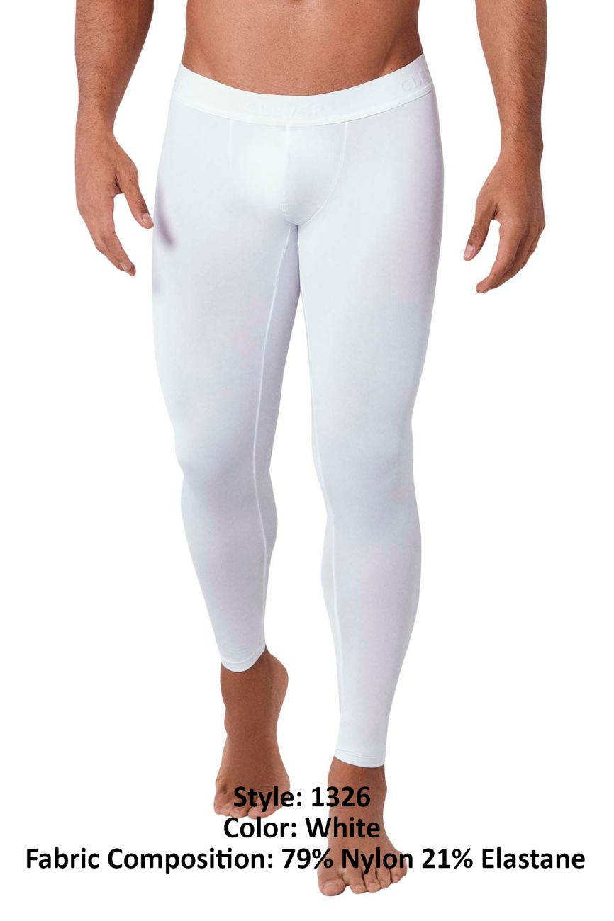 Clever 1326 Energy Athletic Pants White