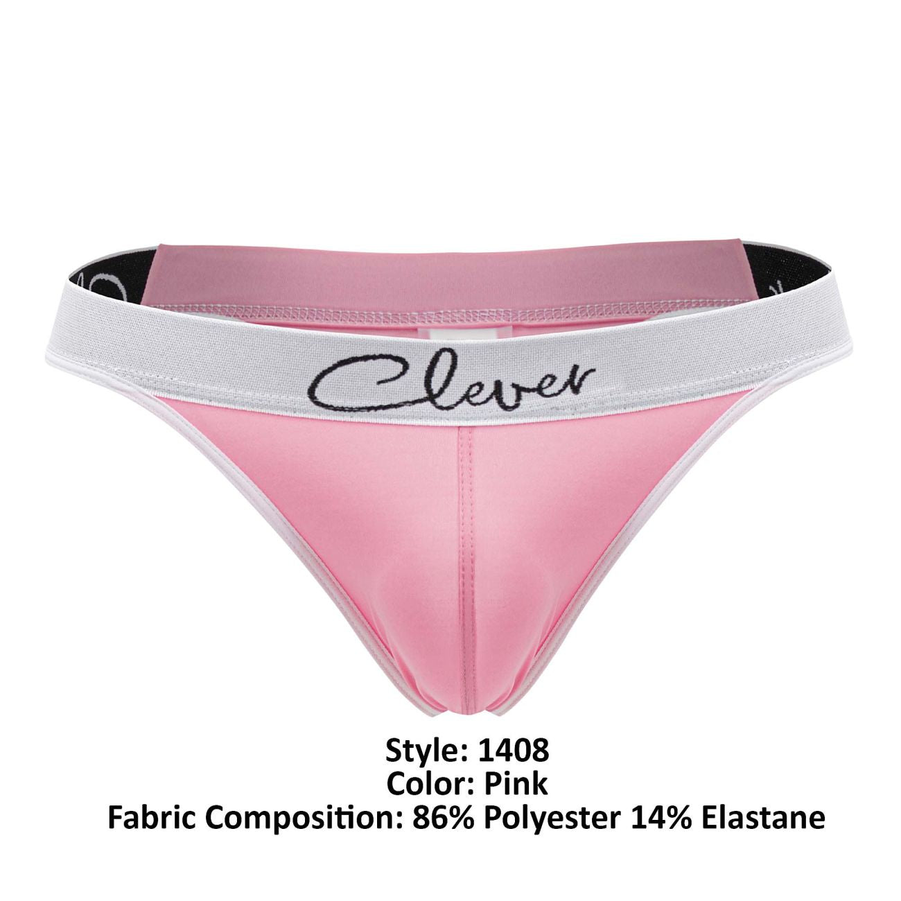 Clever 1408 Wood Thongs Pink