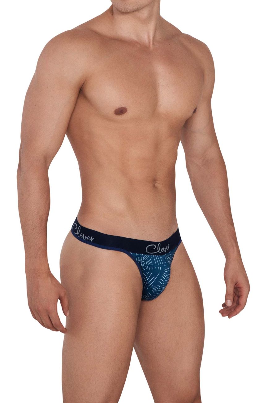 Clever 1416 Lush Thongs Dark Blue