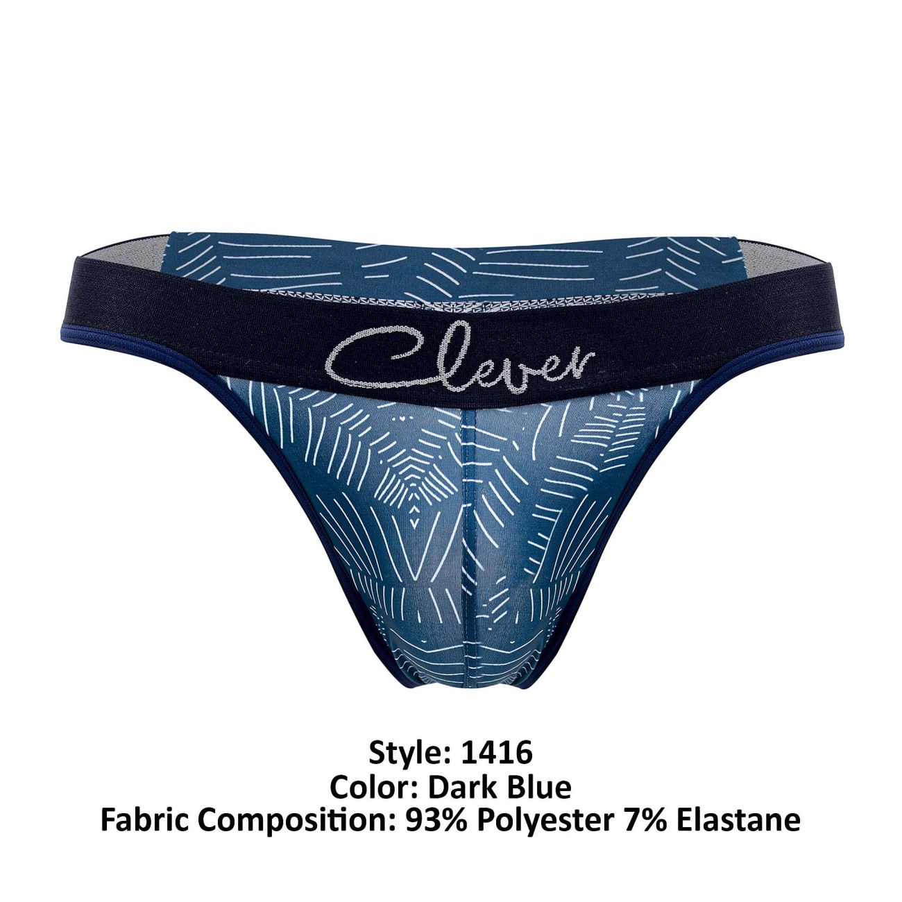 Clever 1416 Lush Thongs Dark Blue