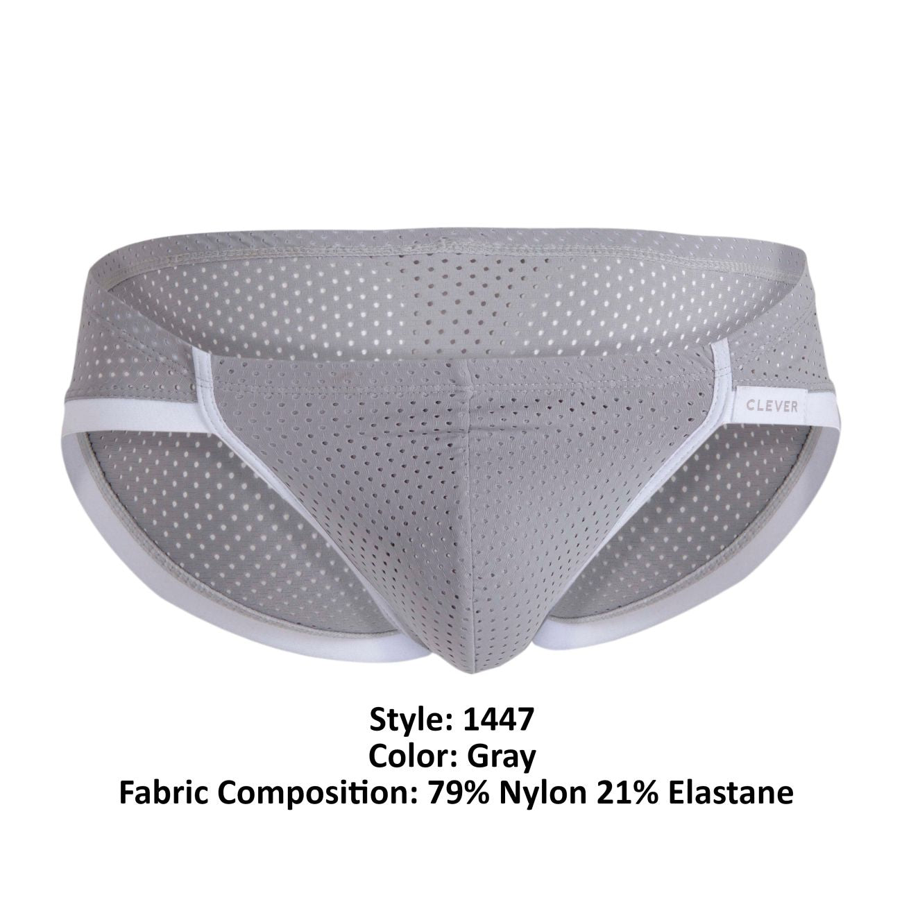 Clever 1447 Fable Briefs Gray