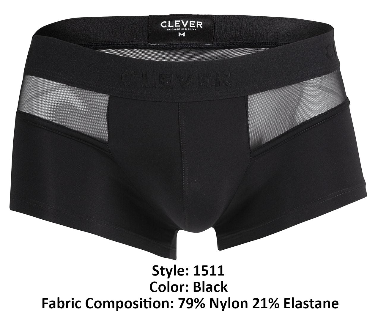 Clever 1511 Caspian Trunks Black