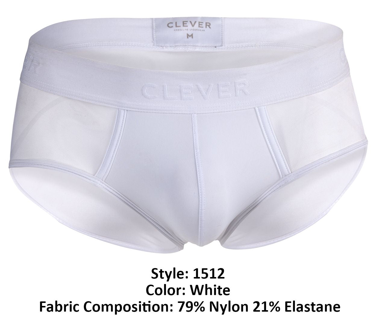 Clever 1512 Caspian Briefs White