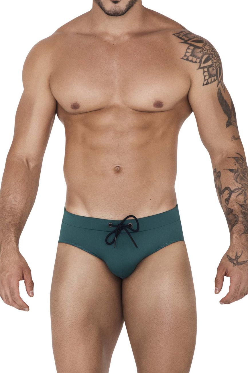 Clever 1514 Acqua Swim Briefs Green