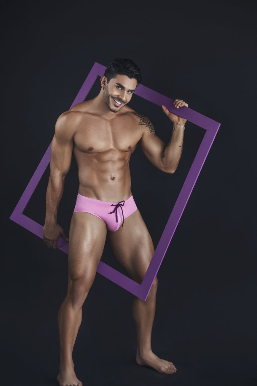 Clever 1514 Acqua Swim Briefs Pink