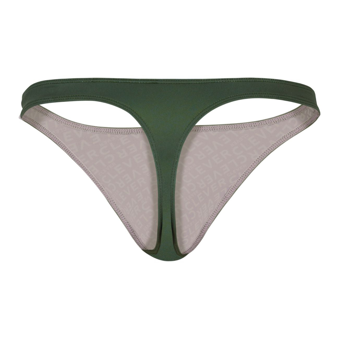 Clever 1745 Optimo Mens Sleek Soft Thong Green