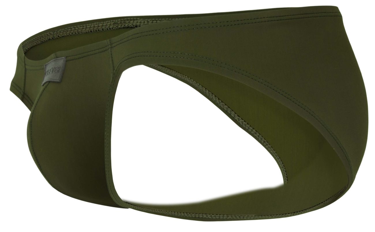 Clever 1843 Buenavista Mens Sleek Modern Bikini Briefs Green