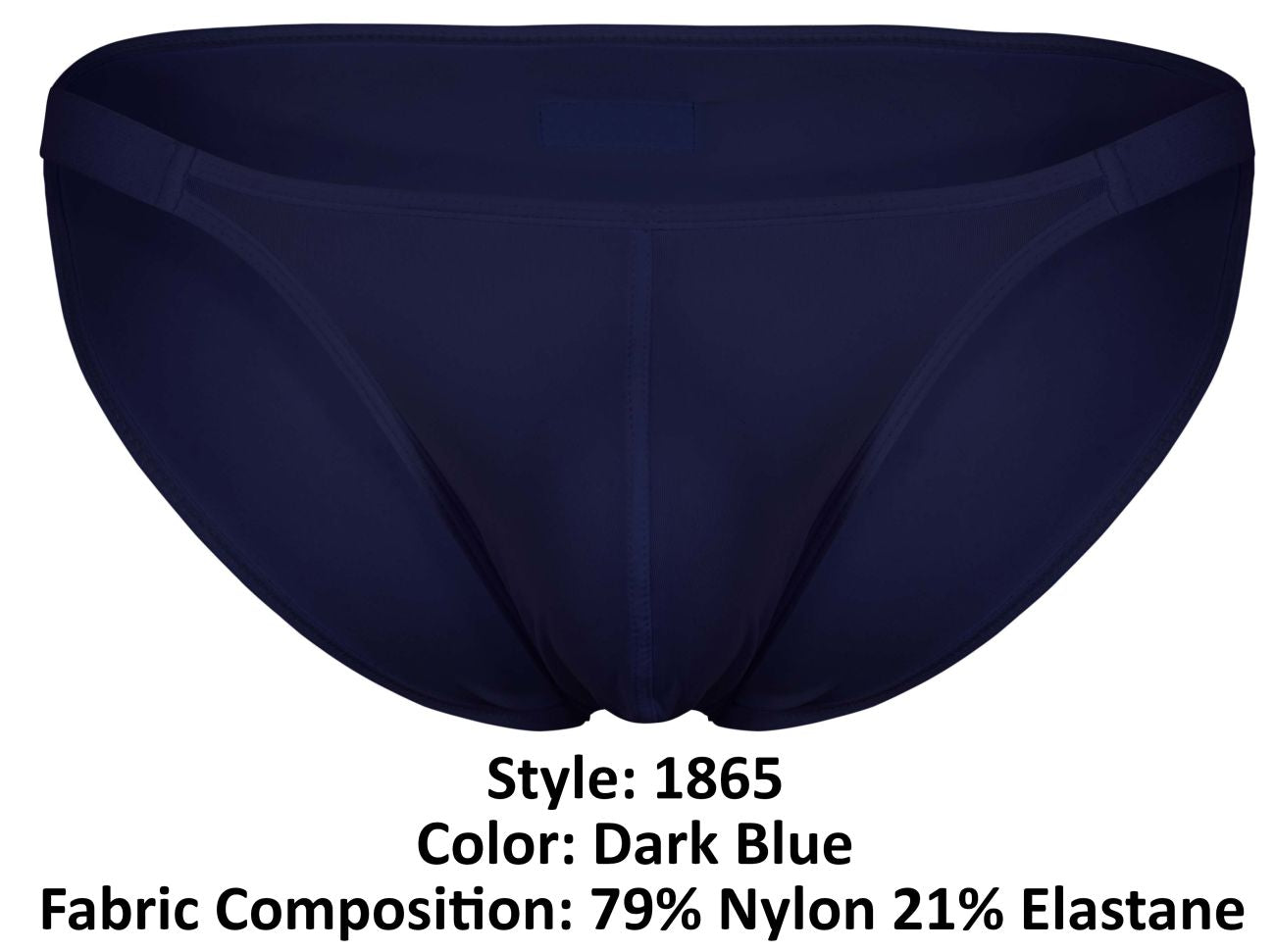 Clever 1865 Mens Oomph Minimal Bikini Brief Dark Blue