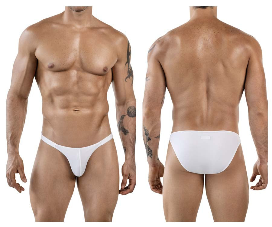 Clever 1865 Mens Oomph Minimal Bikini Brief White