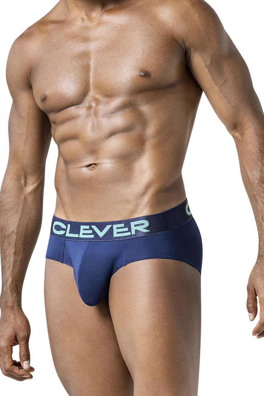 Clever 519968 3 Pack Mens Australian Latin Briefs Beige-Blue-Green