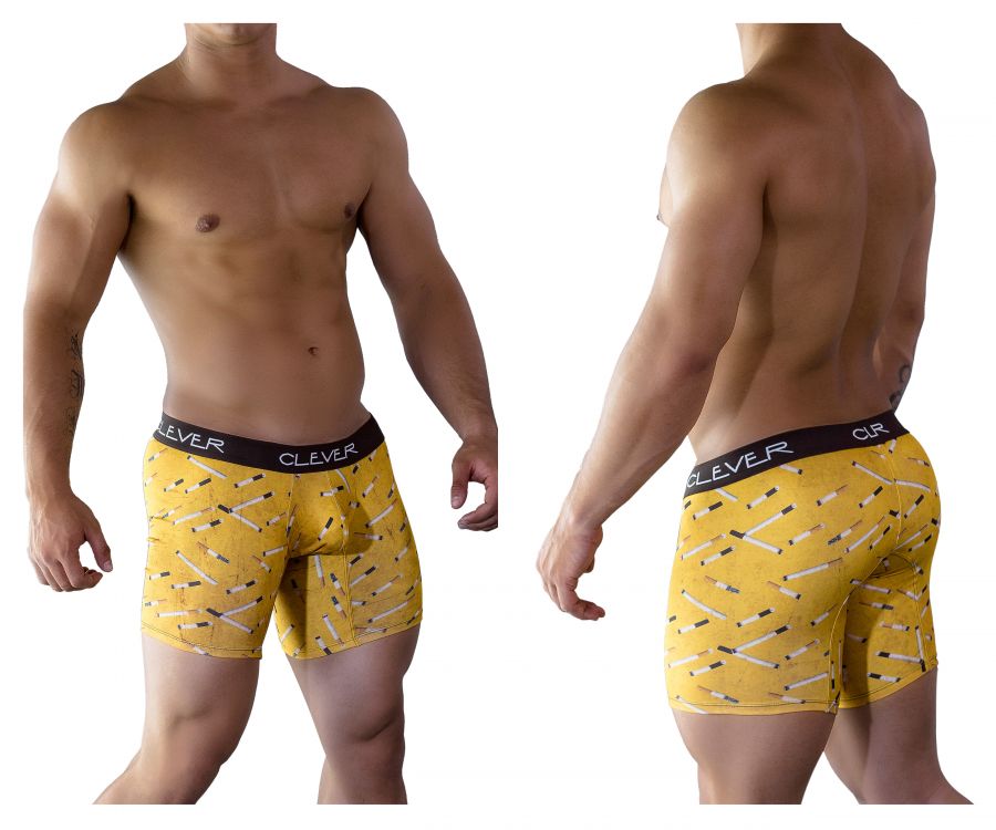 Clever 9099 Limited Edition Long Boxer Briefs Yellow