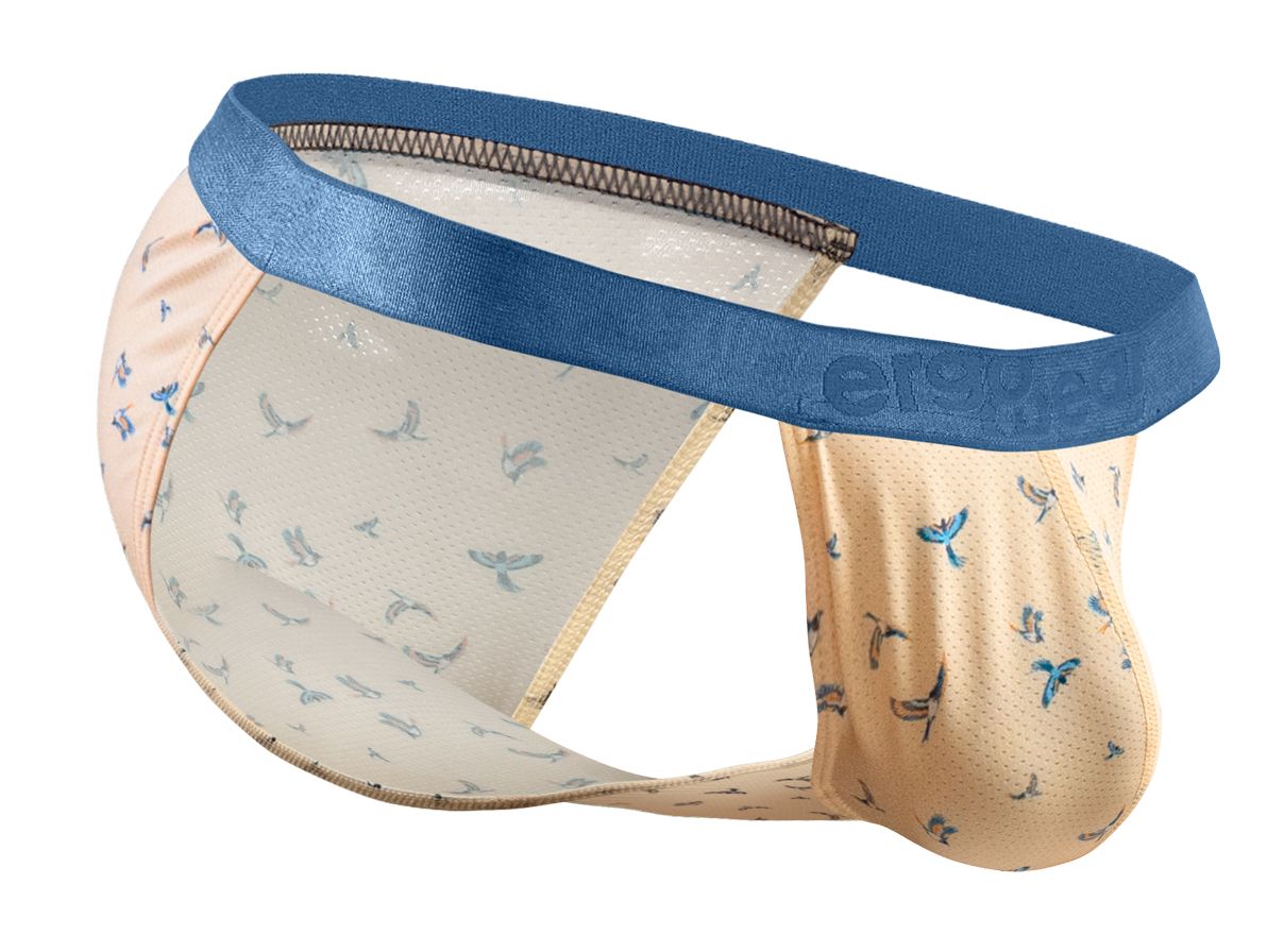 ErgoWear EW1773 SLK SE Male Comfortable Bikini Peach Birds