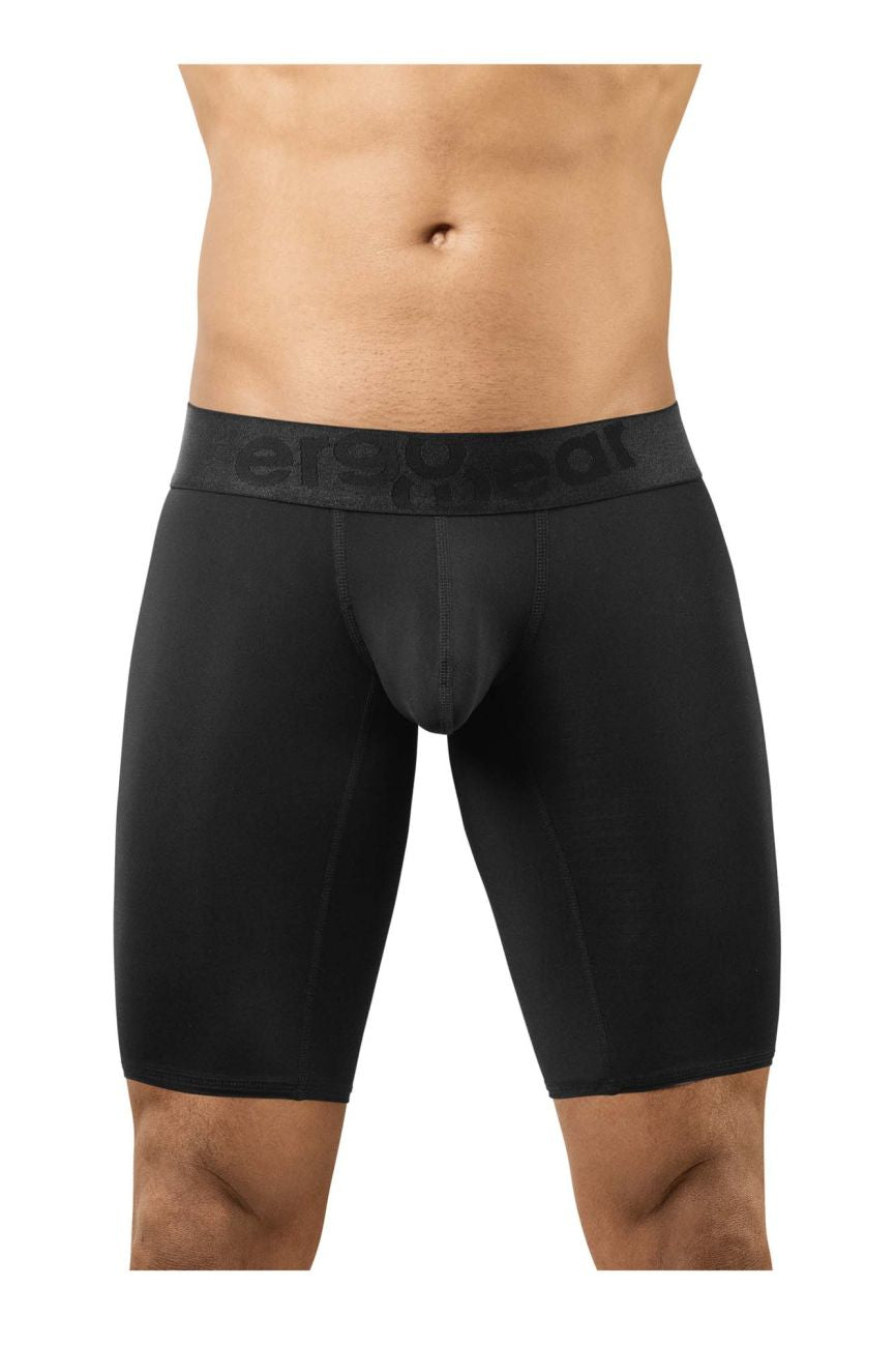 ErgoWear EW1783 MAX BOLD Athletic Boxer Shorts Black