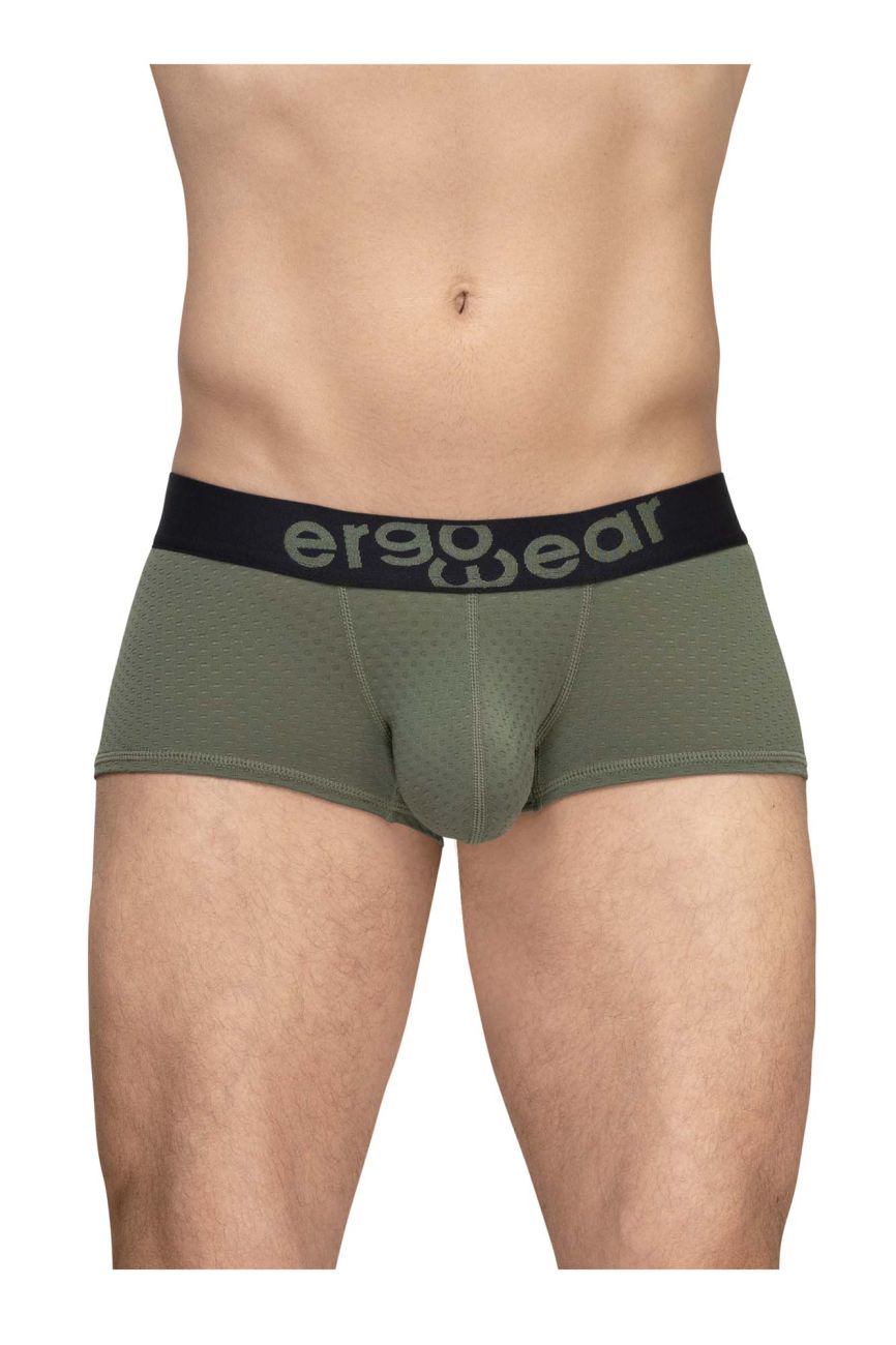 ErgoWear EW1787 MAX FLOW Mens Sleek Trunks DArk Green