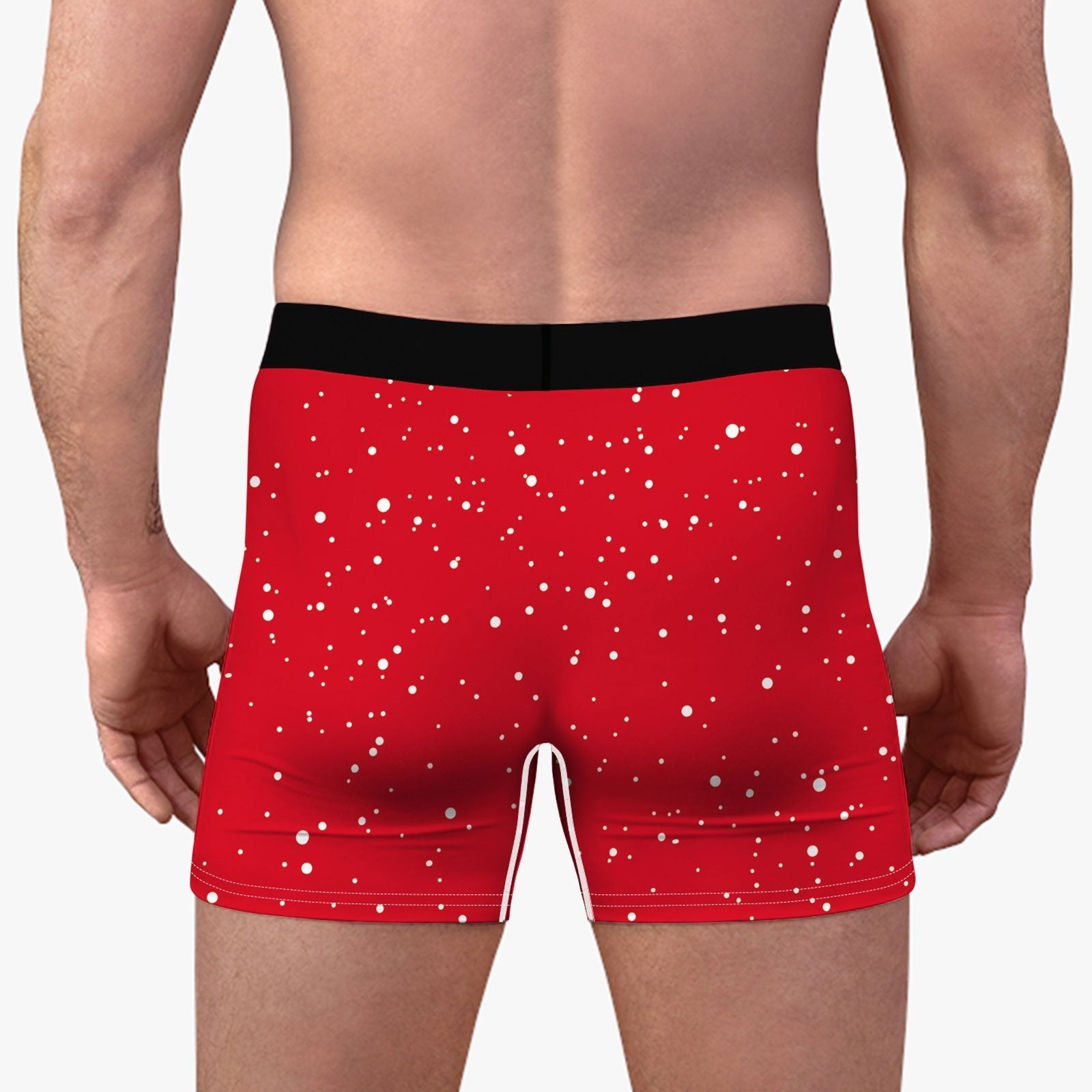 JCSTK - XMAS GIFT - Mens Christmas Printed Boxer Shorts Holiday Underwear